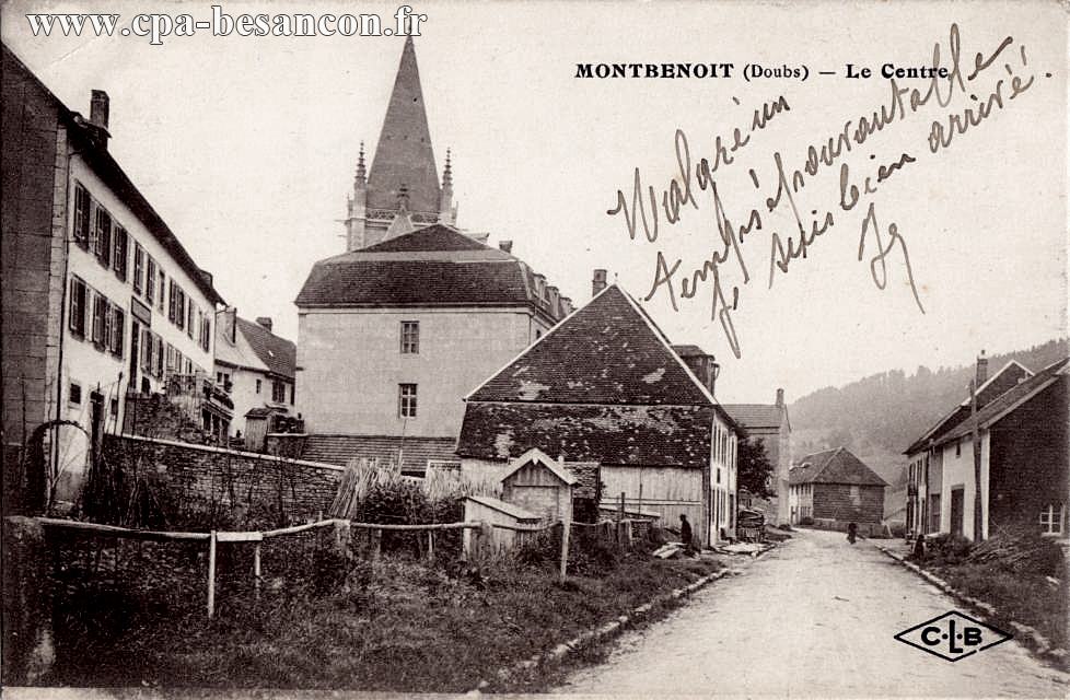 MONTBENOIT (Doubs) - Le Centre.